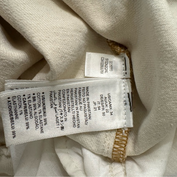 Women's Cream Pants - Picture 5 of 6